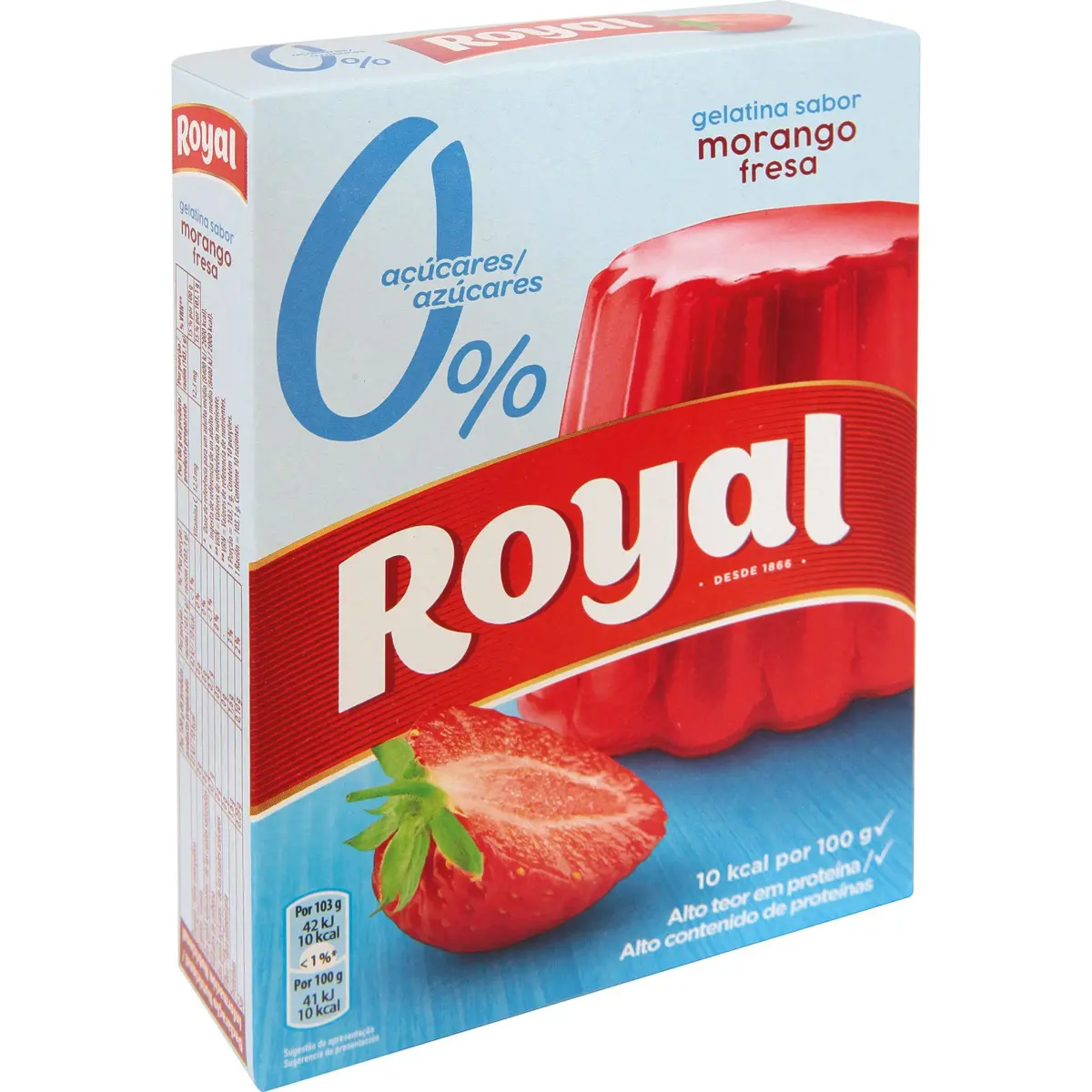 Erdbeergötterspeise Light 10 Kcal Royal