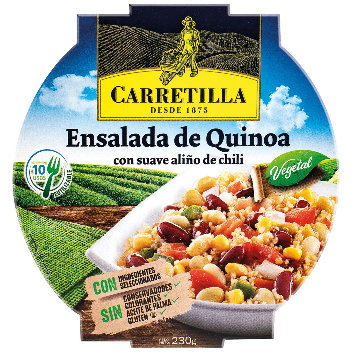 Amanida de quinoa en bol Carretilla