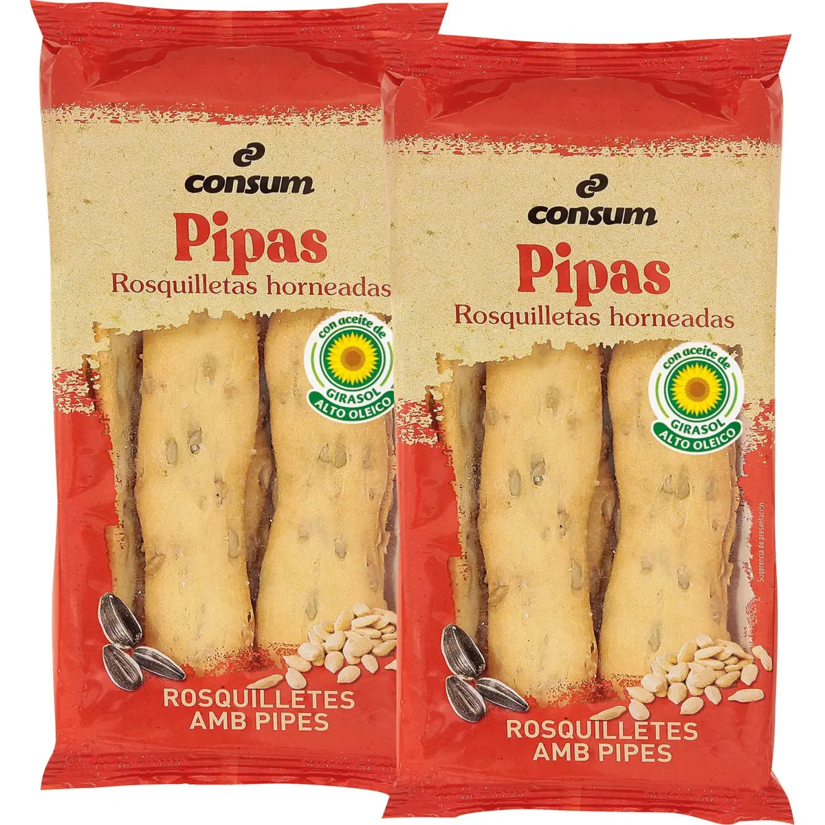 Rosquilletes planes amb pipes Consum