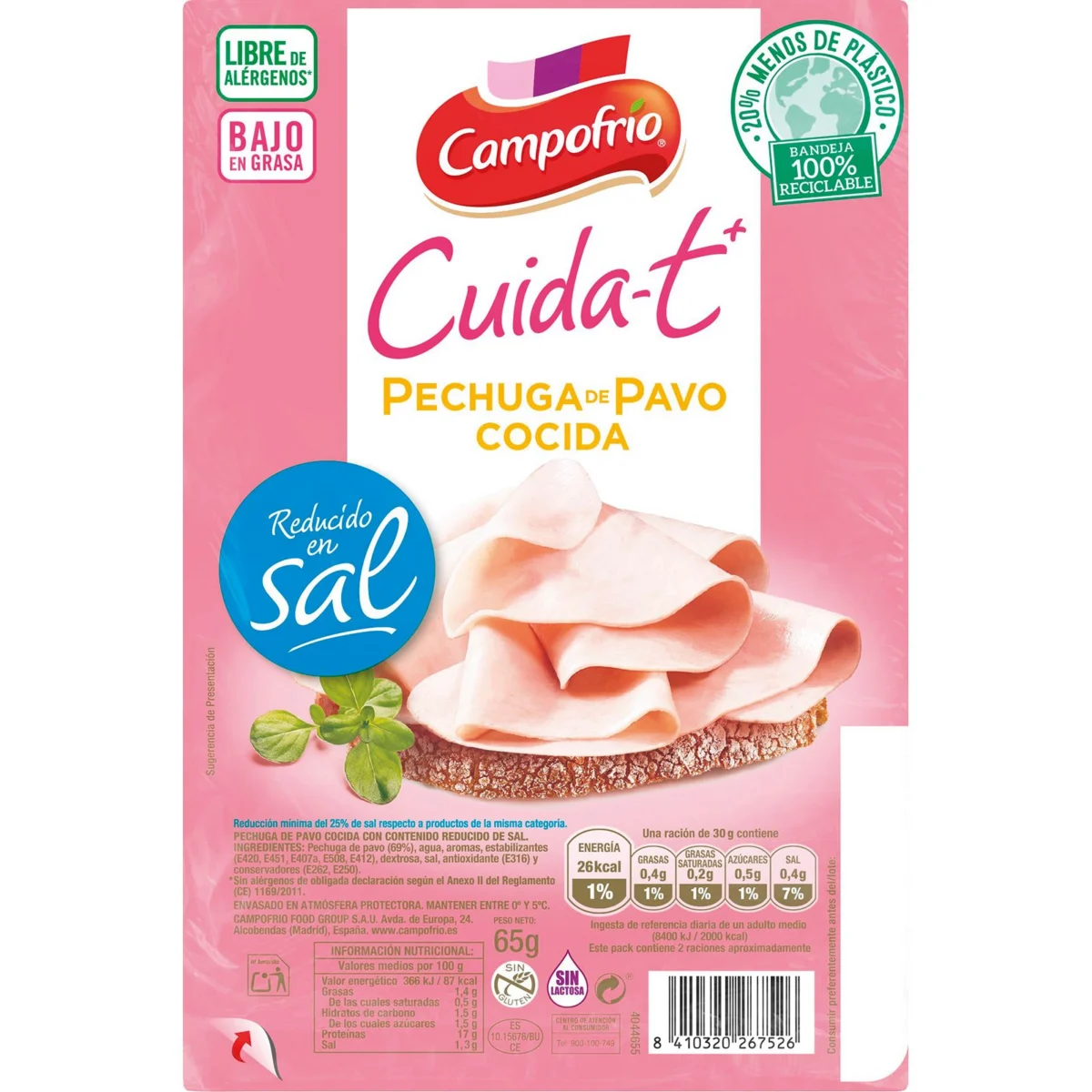 Lonchas Pavo Cuida-T Campofrío
