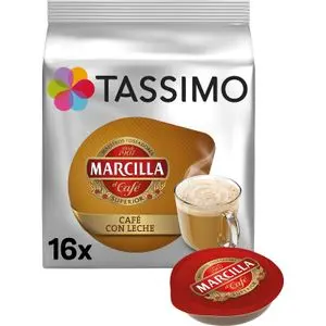 Café au lait en capsules Tassimo Marcilla