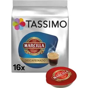 Espresso décaféiné en capsules Tassimo Marcilla