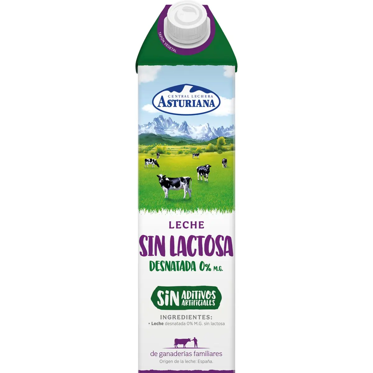 Laktosefreie Magermilch Asturiana