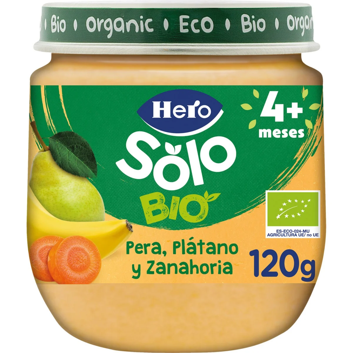 Tarrito Solo Eco Pera, Plátano y Zanahoria Hero