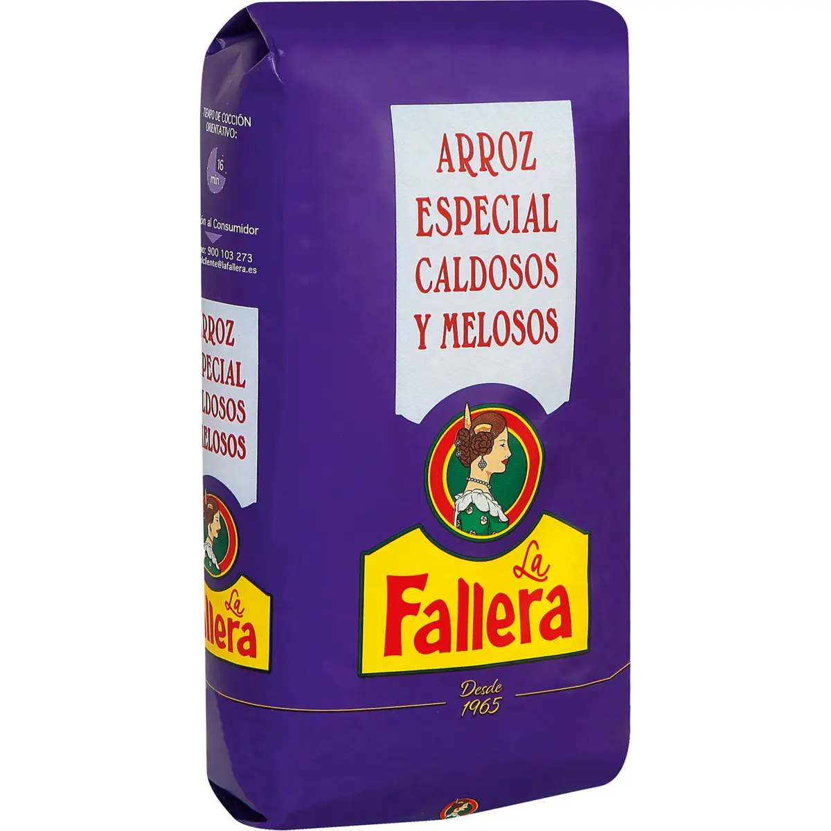 Arròs per a plats caldosos i melosos La Fallera
