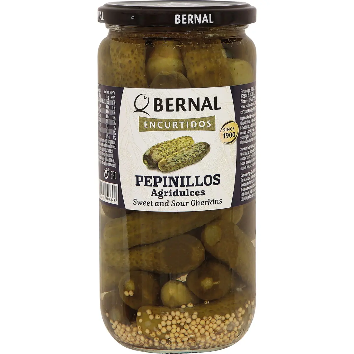 Pepinillo Agridulce Bote Bernal