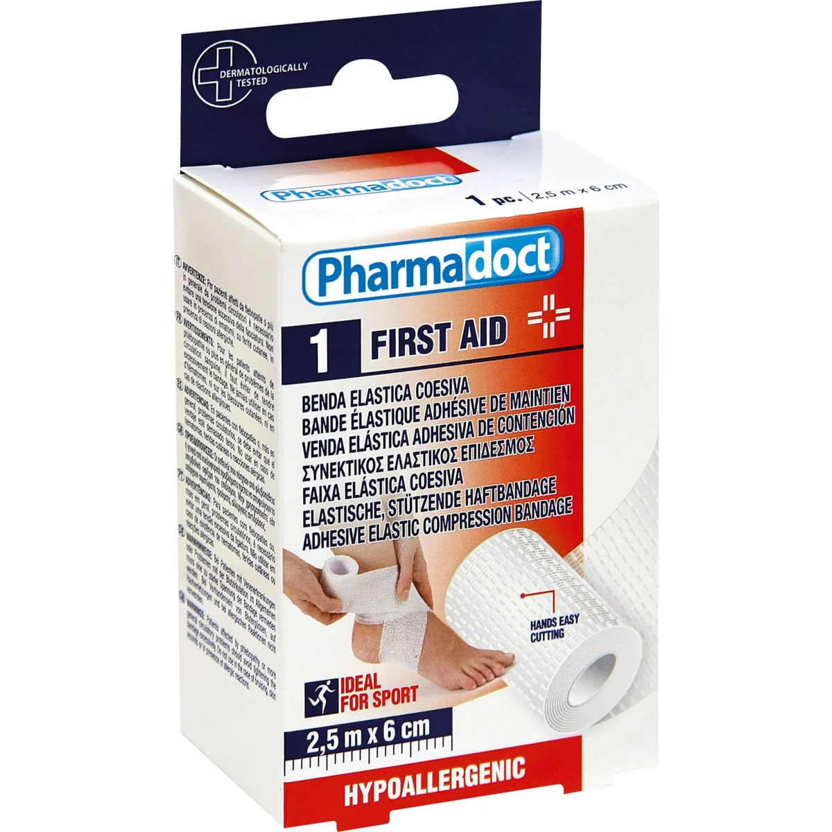 Эластичный клейкий бинт Pharmadoct
