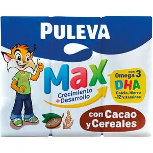 Preparado Lácteo Max con Cacao y Cereales P3 Puleva
