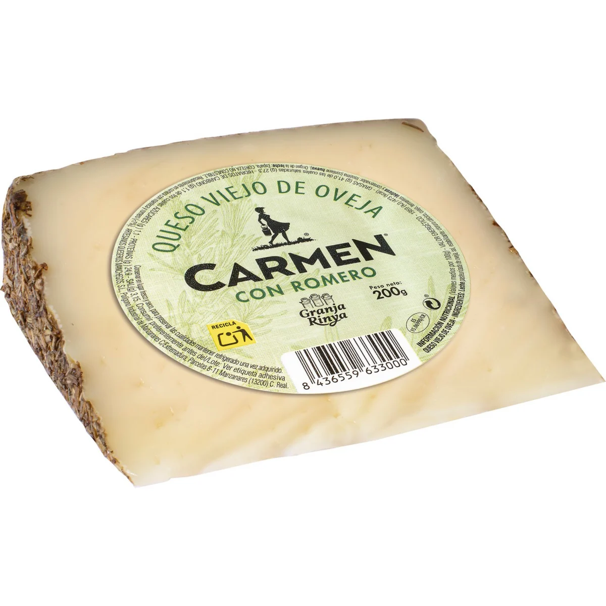 Queso Oveja Viejo con Romero Carmen