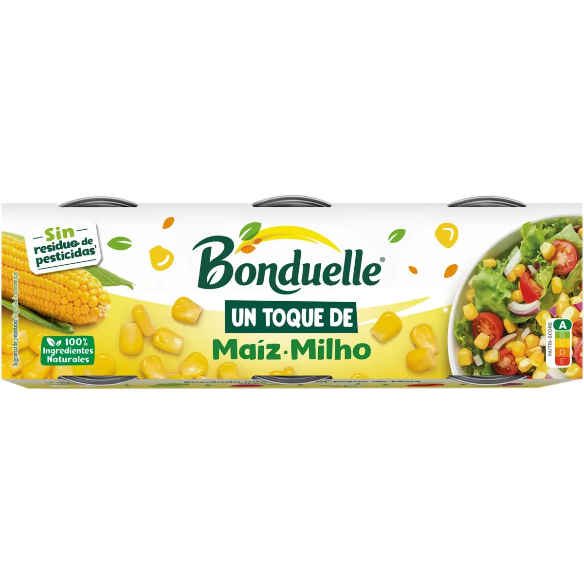 Süßer Mais, 3 Dosen Bonduelle