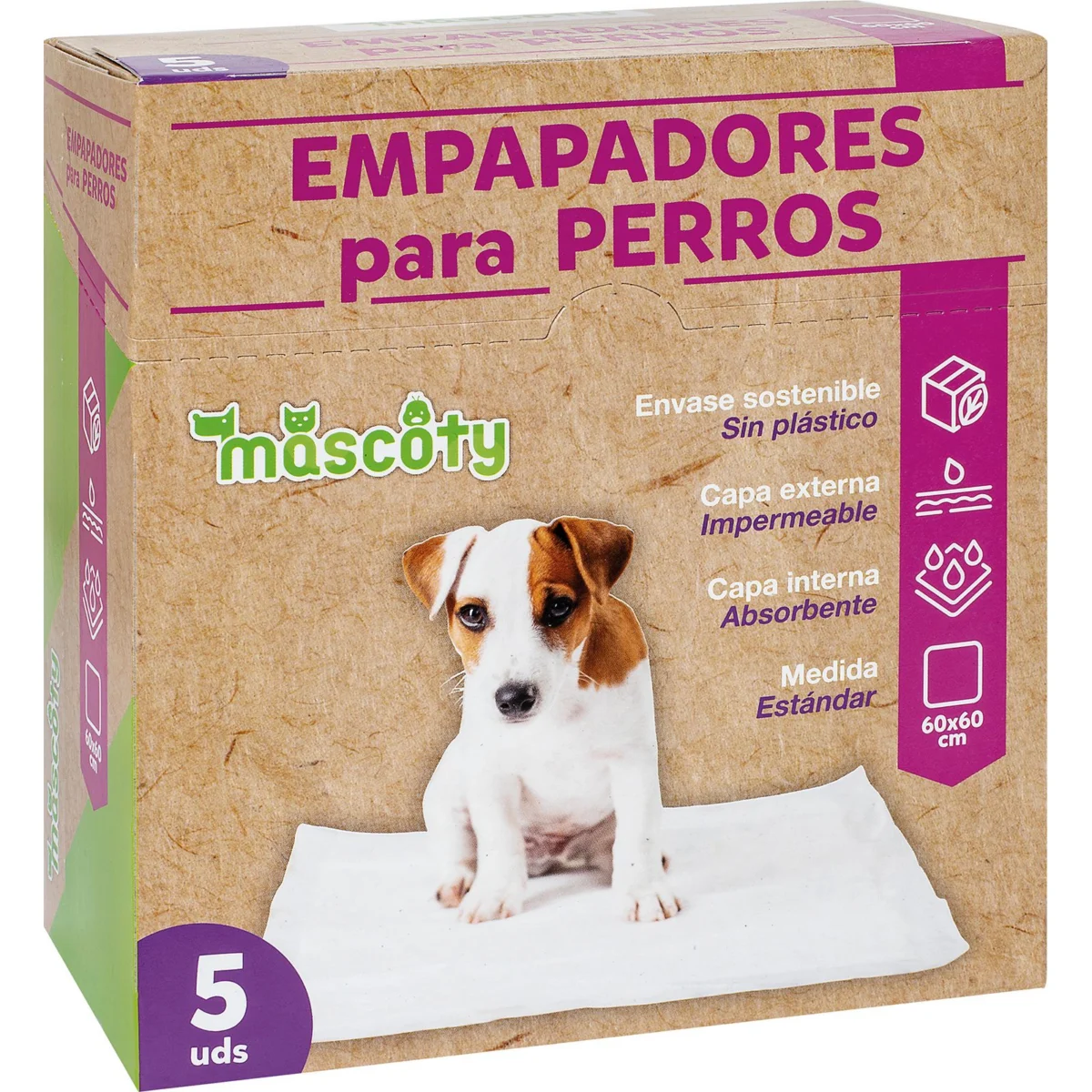Pet training pads 60x60 cm Mascoty