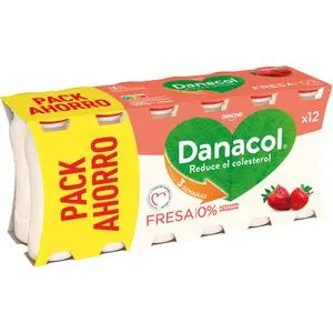 Danacol Strawberry Flavour No Added Sugars Danone