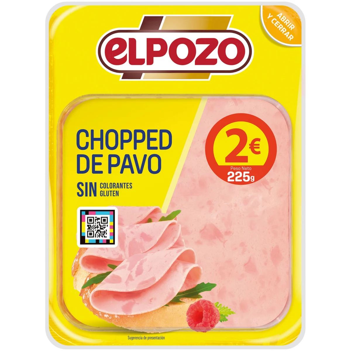 Chopped de dinde en tranches Elpozo