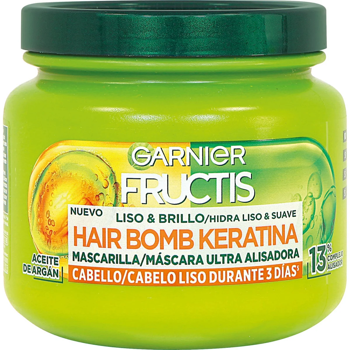 Mascareta HB amb queratina per als cabells llisos Fructis