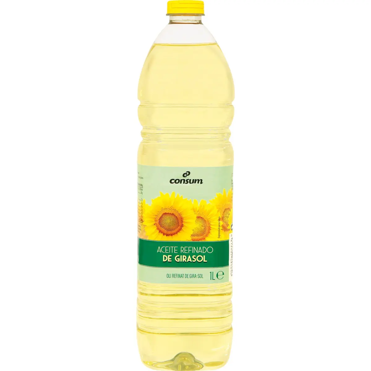 Oli de gira-sol Consum, ampolla