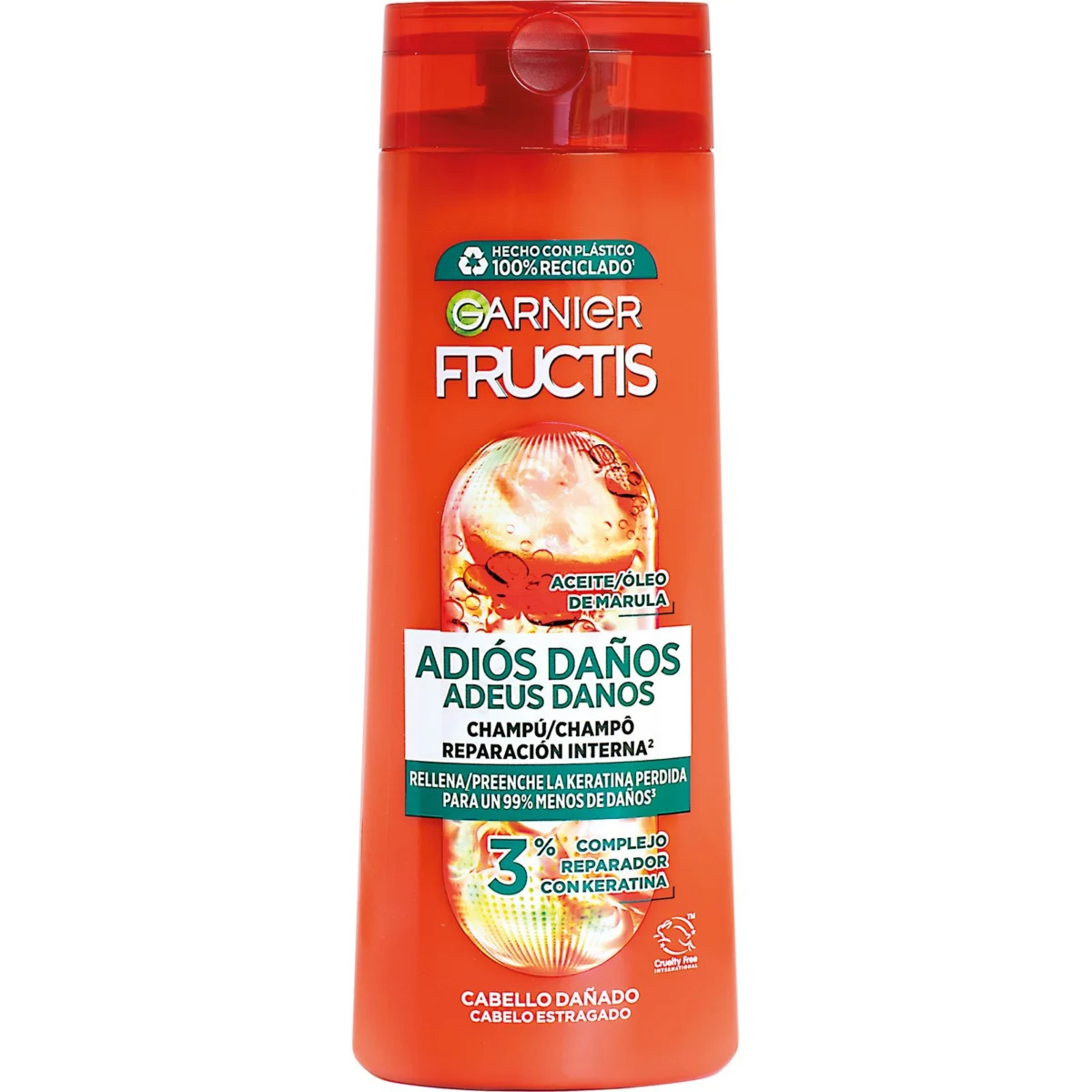 Adiós Daños strengthening and repairing shampoo Fructis