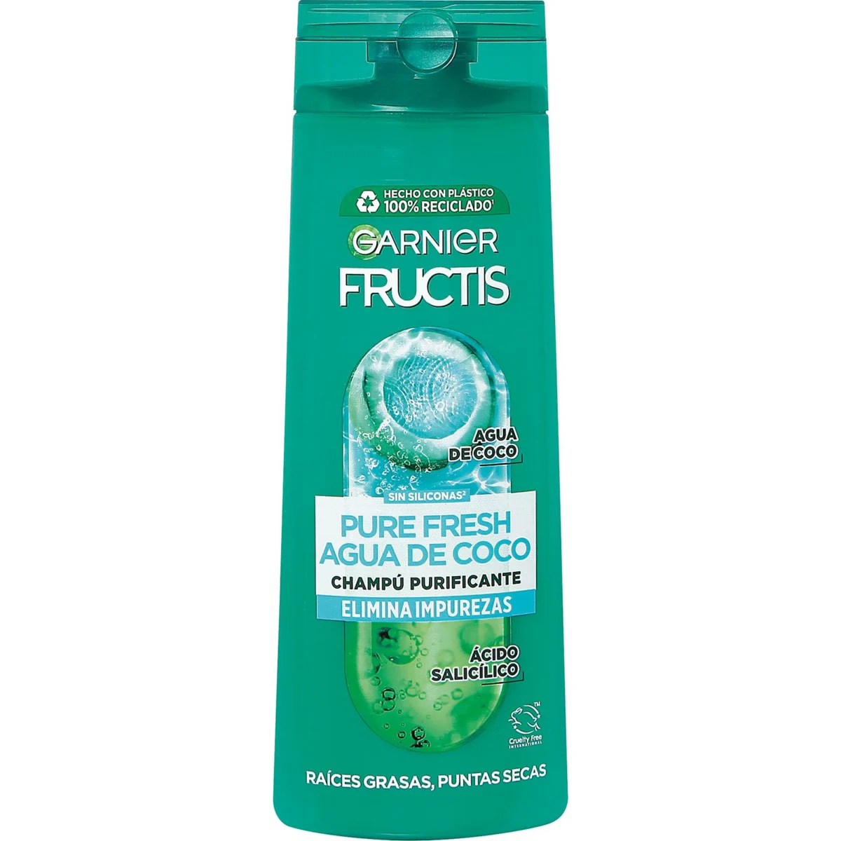 Pure Fresh Coco Shampoo for Oily Roots and Dry Ends Fructis