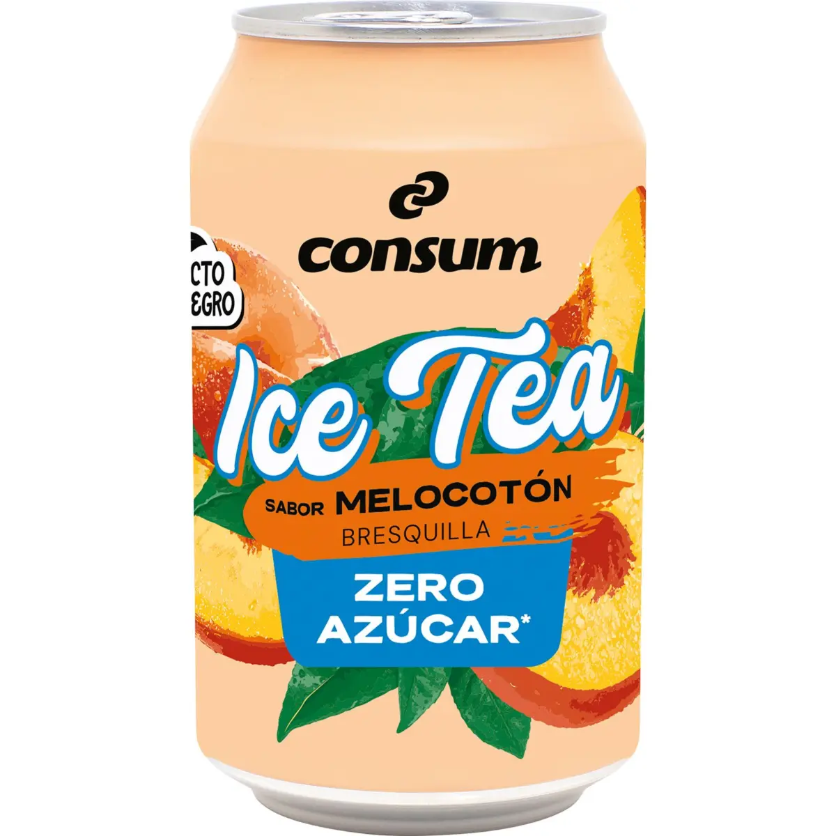 Refresco Té Melocotón Cero Lata Consum