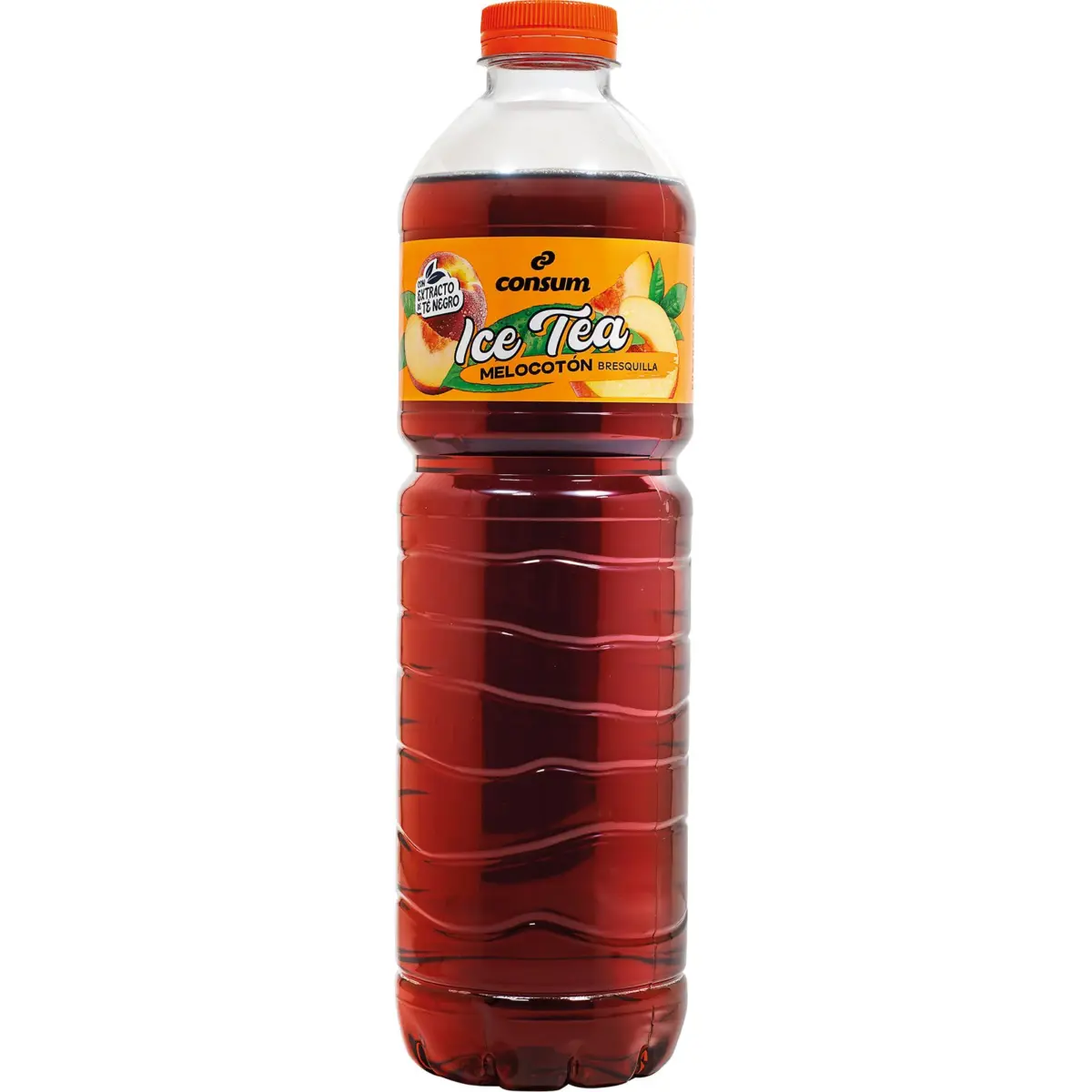 Refresc de te amb préssec Consum, ampolla