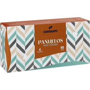 Pañuelos Faciales Cuatro Capas Consum