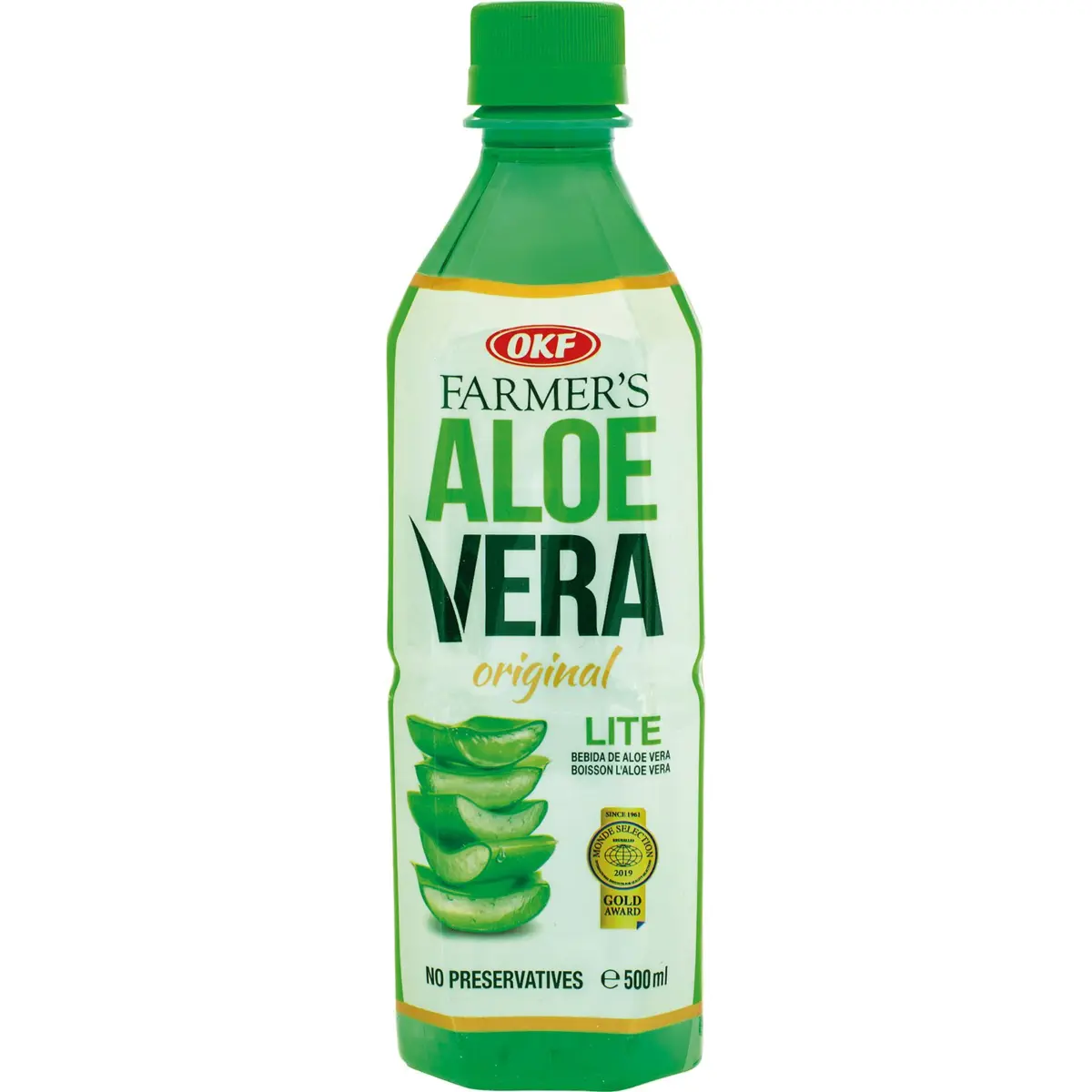 Beguda d’àloe vera, ampolla Okf