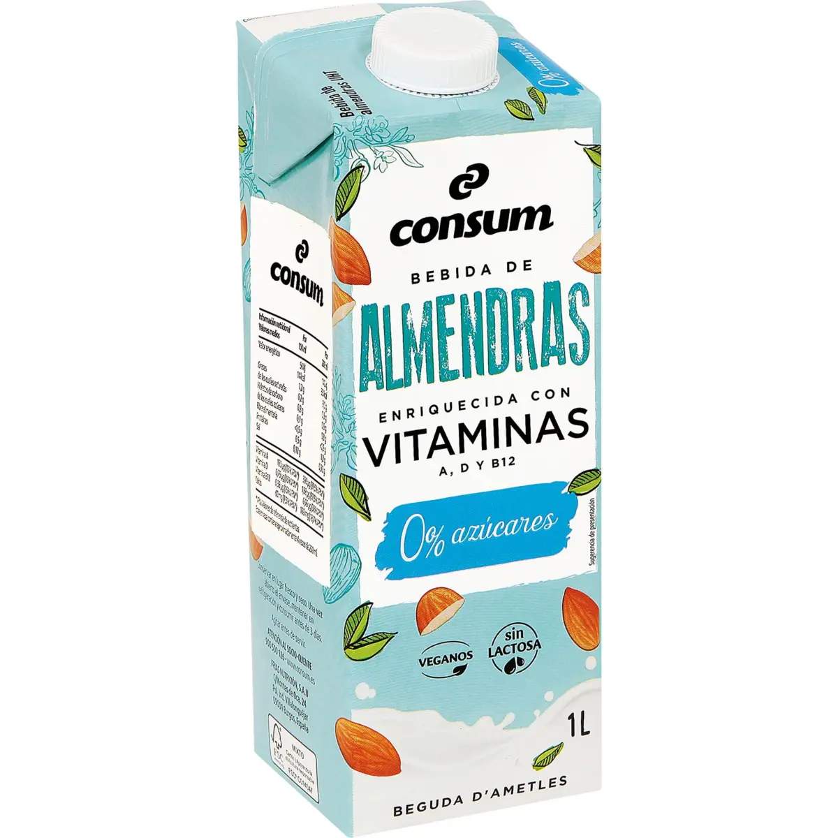 Bebida de Almendras 0% Azúcar Brik Consum