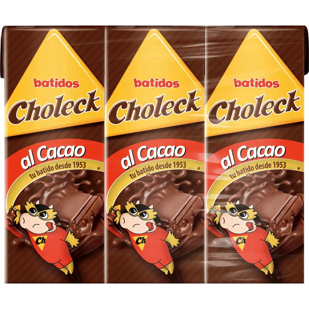 Kakaodrink im Minibrik, 3er-Pack Choleck