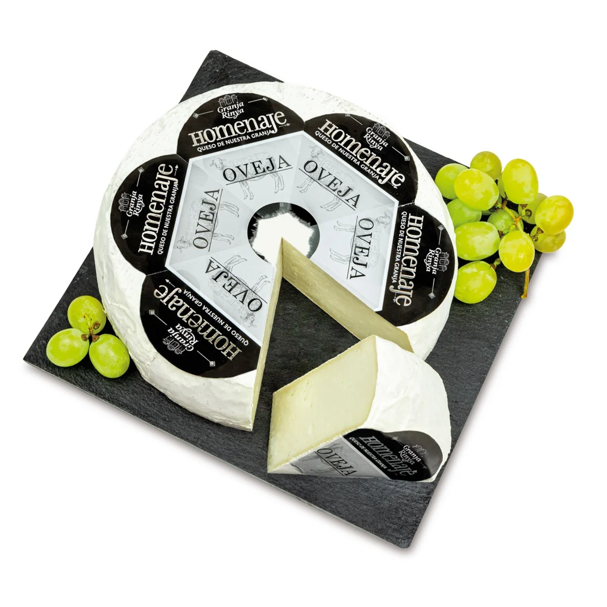 Formatge Homenaje de llet d’ovella pasteuritzada Granja Rinya