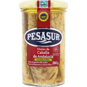Filete de Caballa del Sur Frasco Pesasur