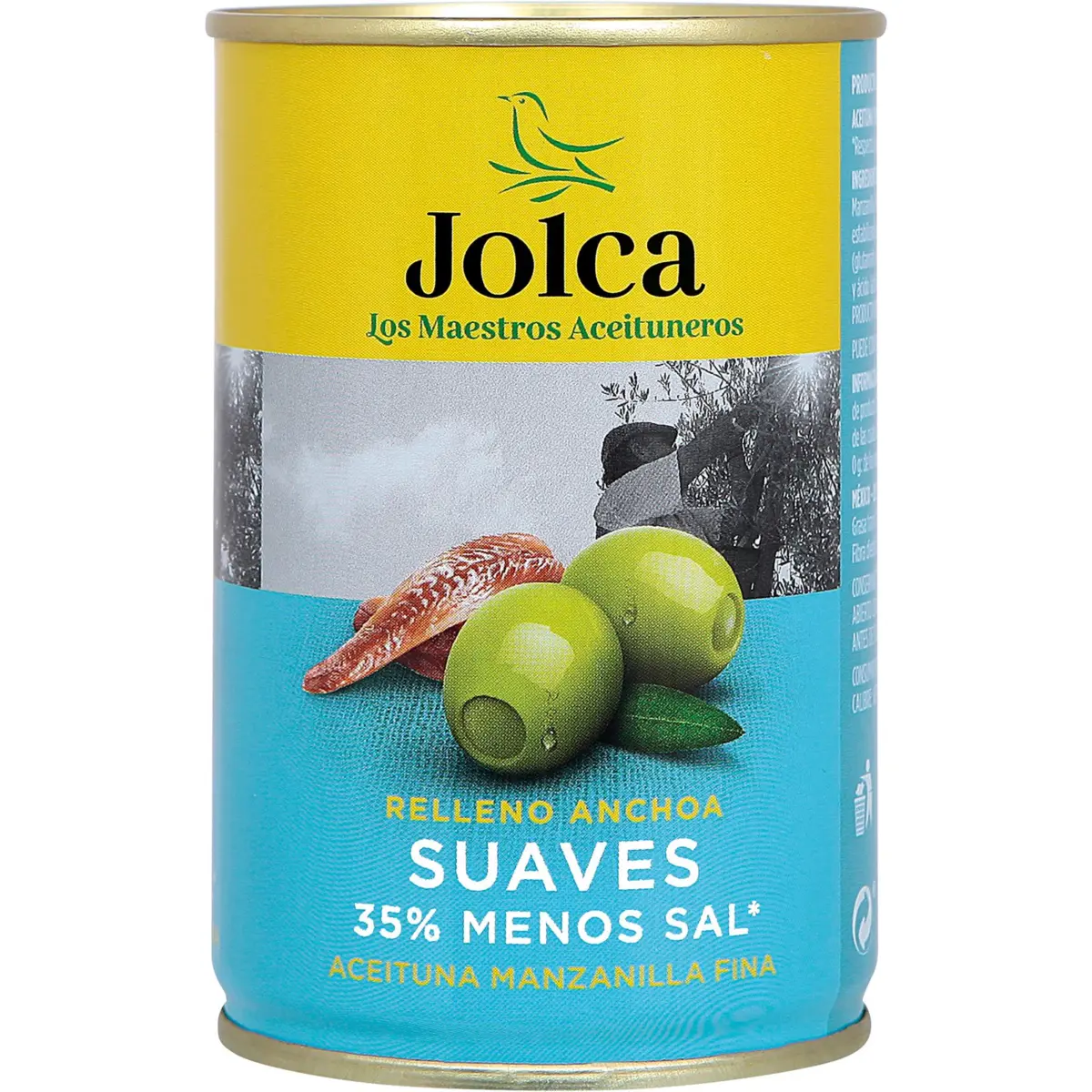 Milde, mit Sardellen gefüllte Oliven Jolca