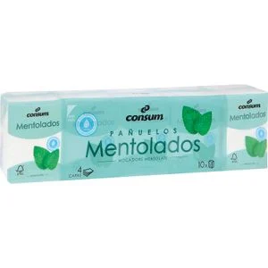 Pañuelo Compacto Mentol Cuatro Capas Consum