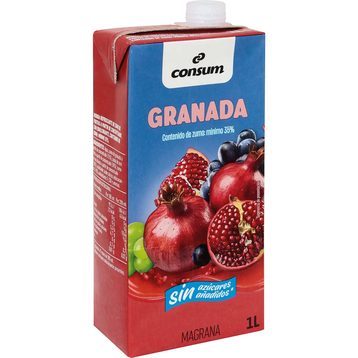 Boisson à la grenade sans sucres ajoutés Consum