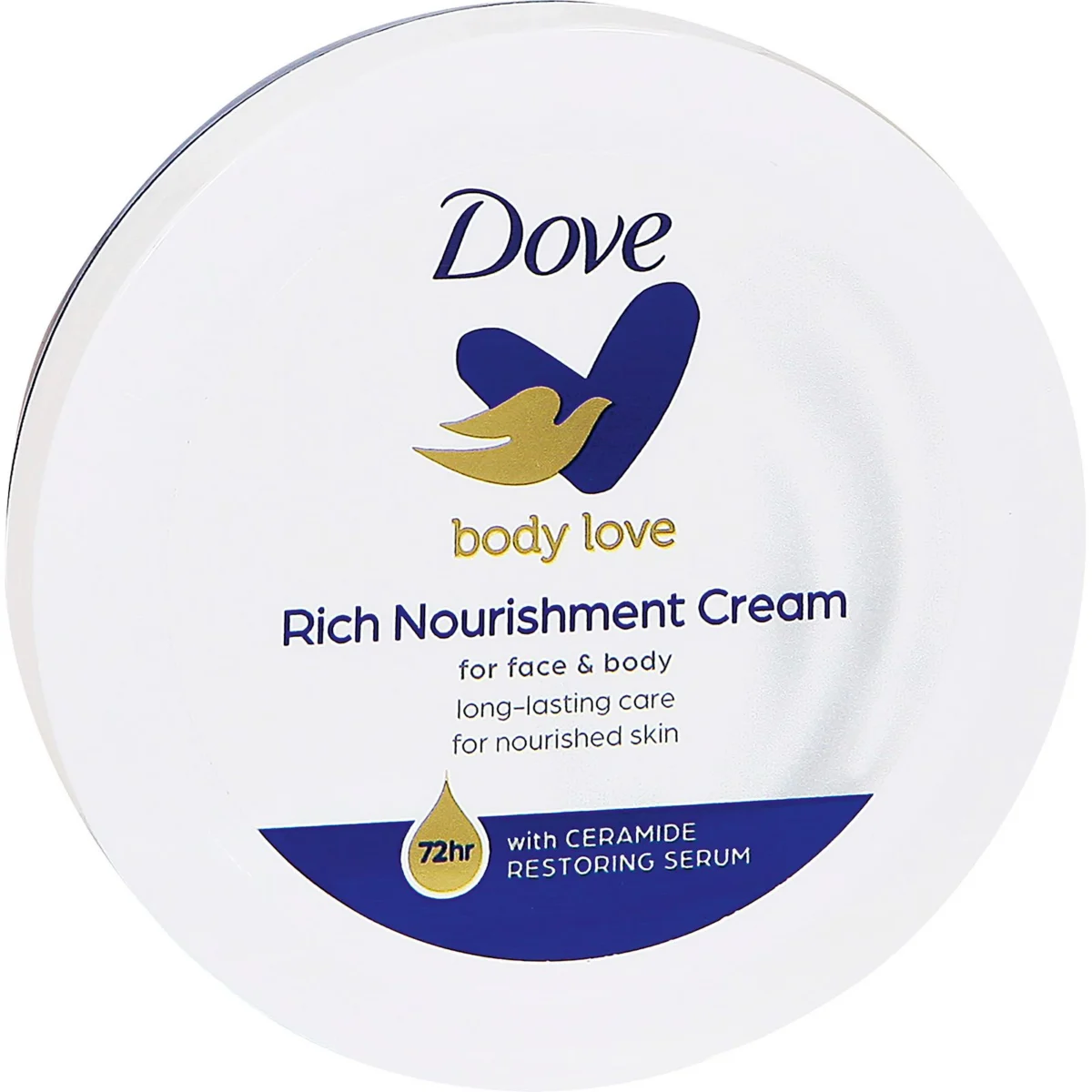 Crema de nutrició intensa per a pell seca Dove
