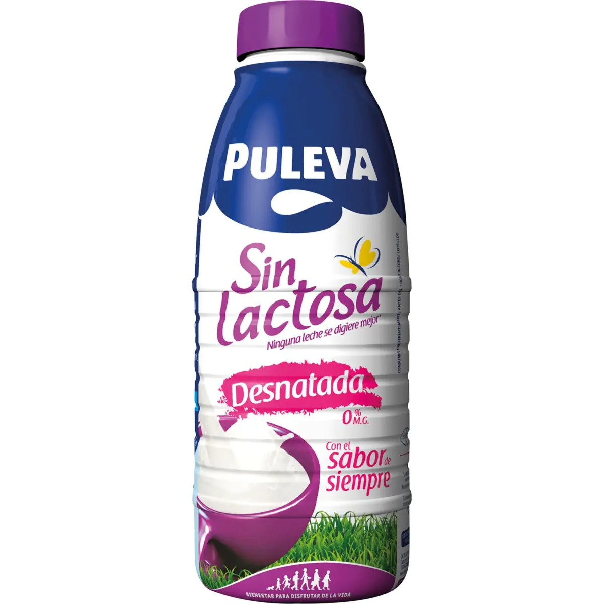 Leche sin Lactosa Desnatada Botella Puleva