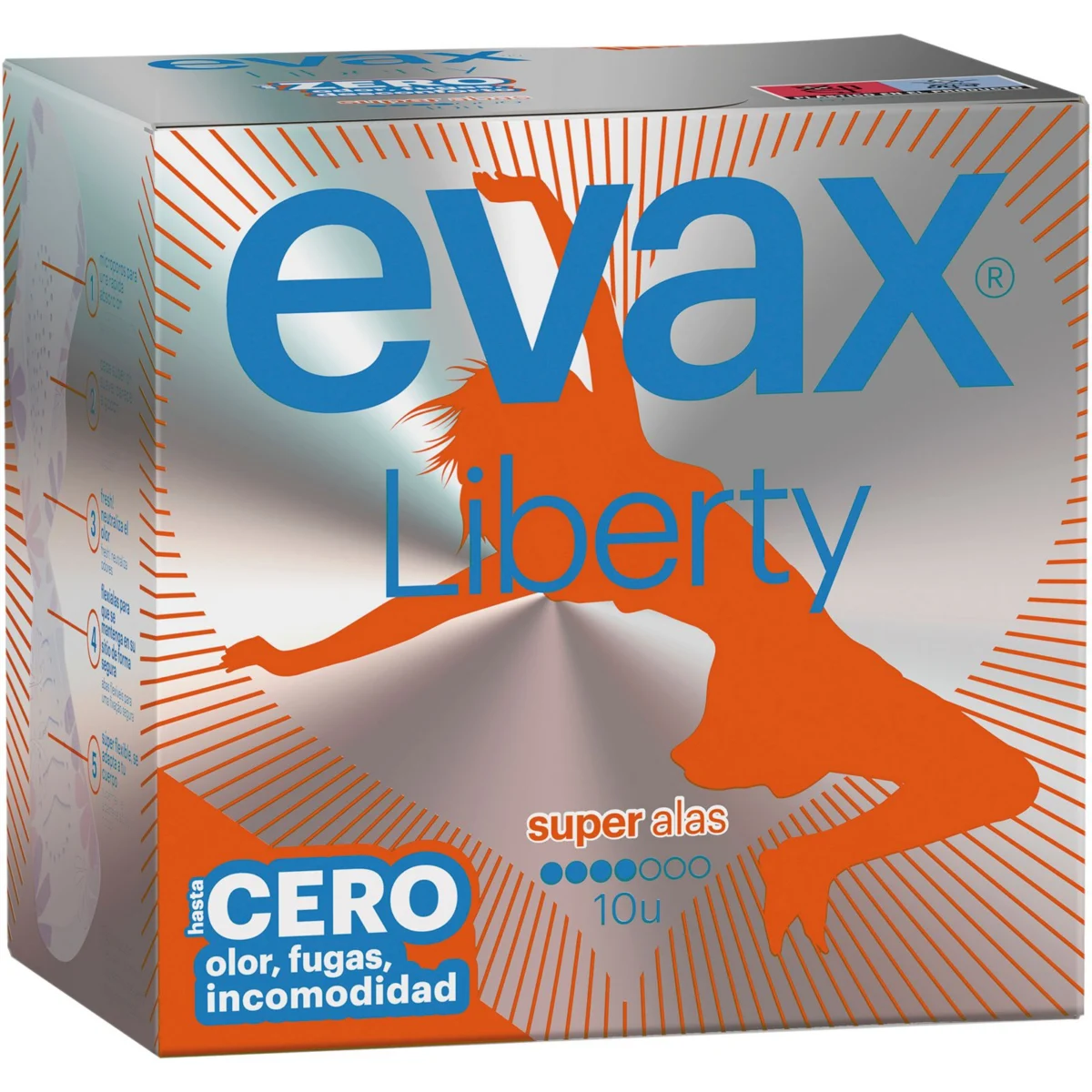 Serviettes Liberty Super avec ailettes Evax