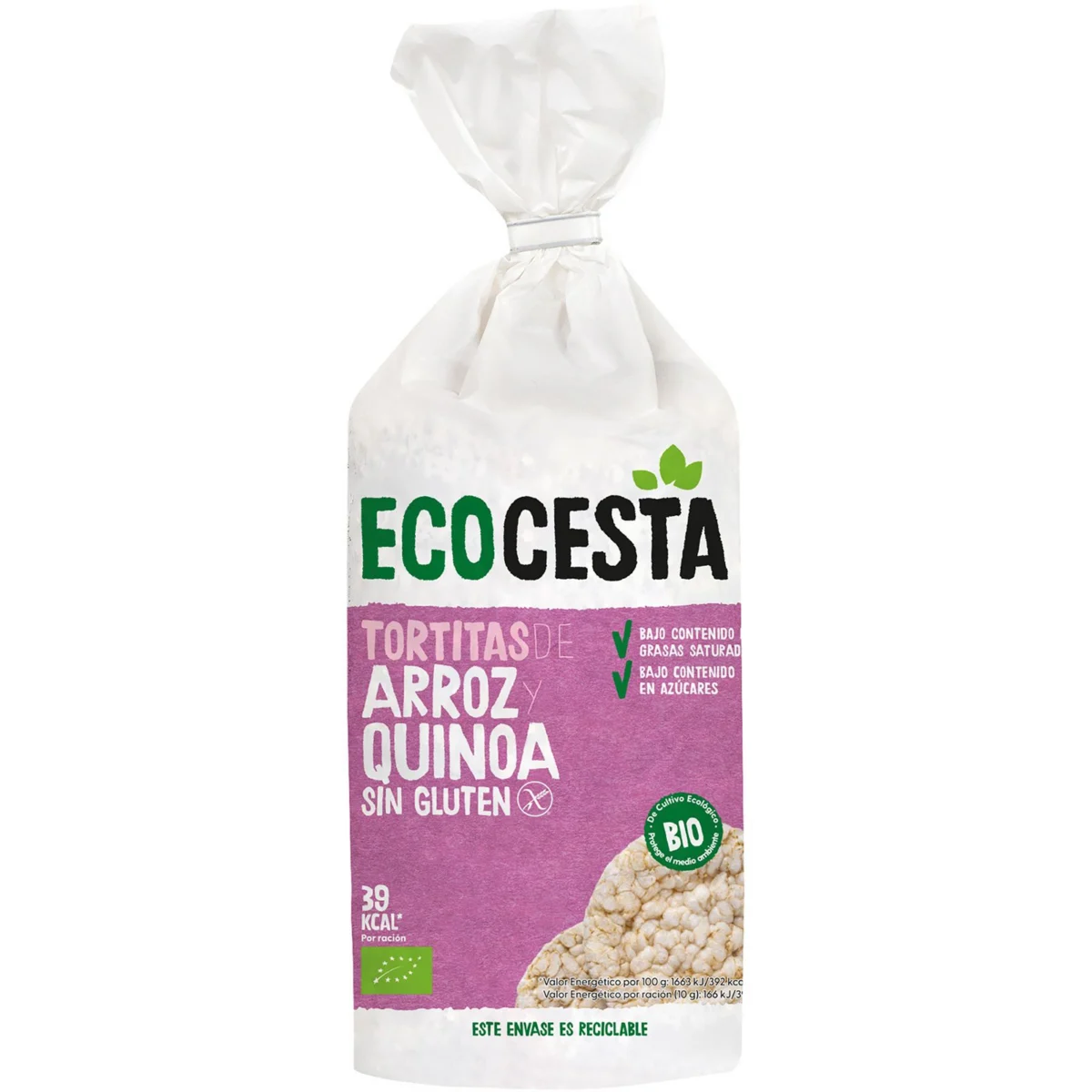 Bio-Reiswaffeln mit Quinoa Ecocesta
