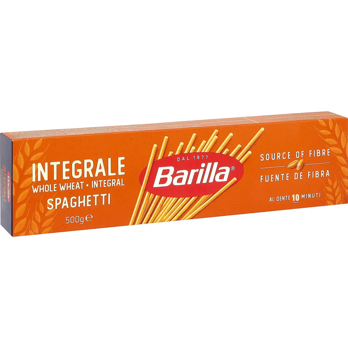 Espaguetis integrals Barilla, capsa