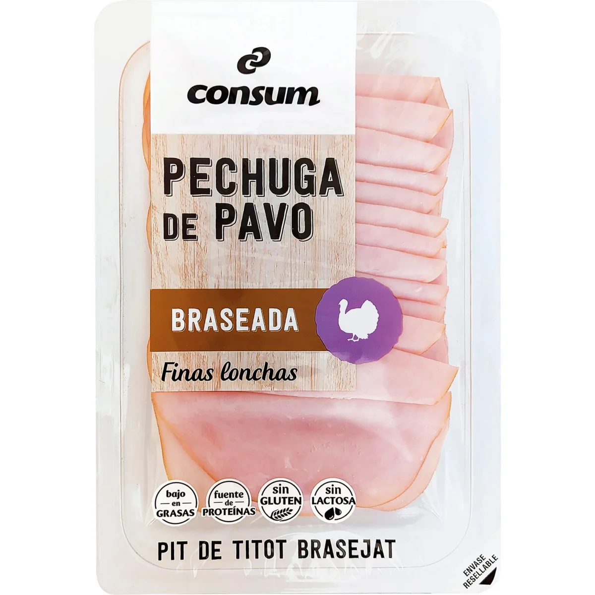 Pechuga Pavo Braseada Finas Lonchas Consum