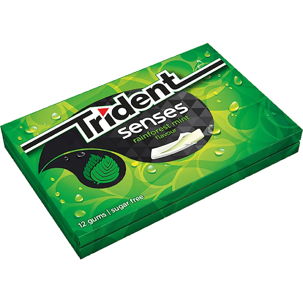 Senses Spearmint Chewing Gum Trident