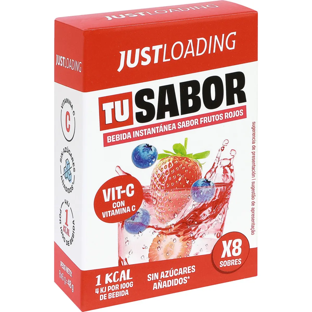 Sugar-free instant red fruit drink Loading