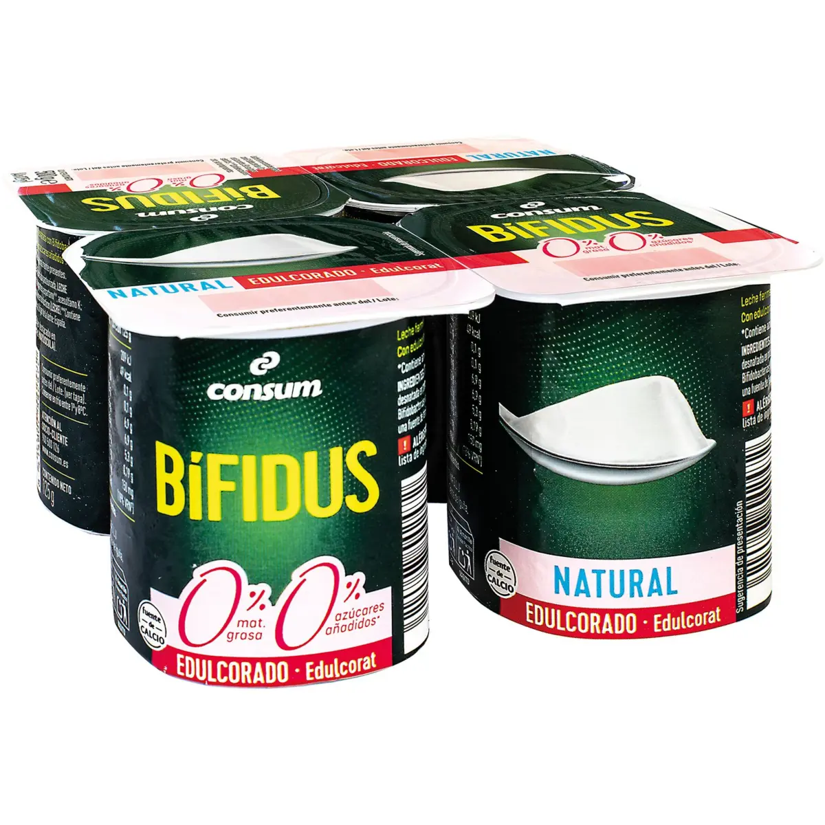 Iogurt bífidus natural edulcorat 00% Consum