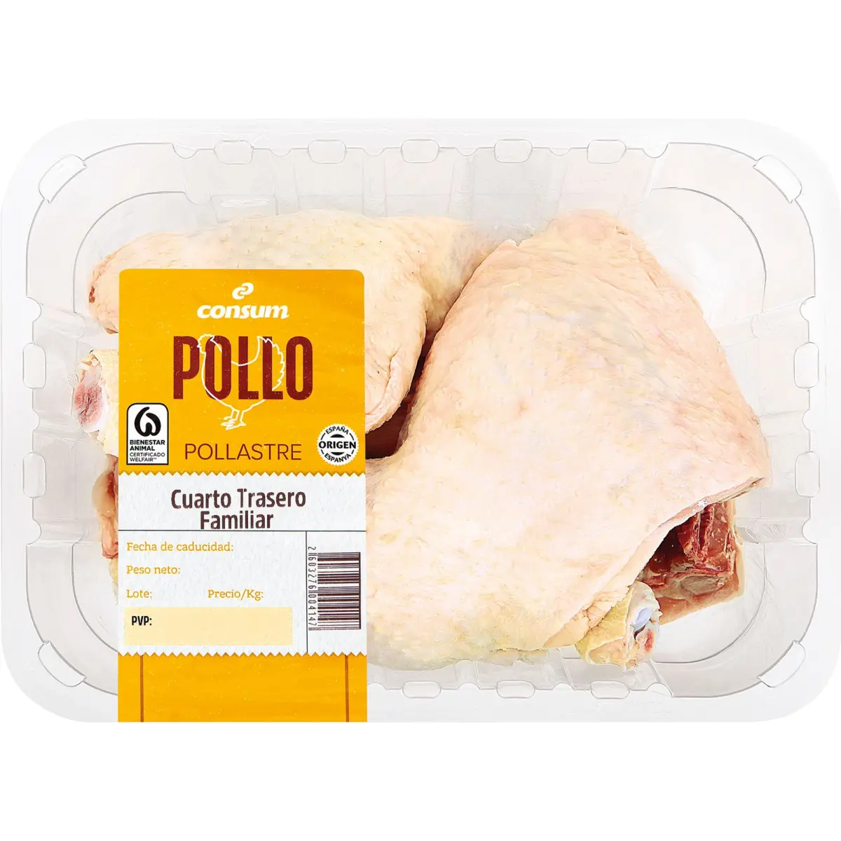 Quart arrière de poulet familial Consum
