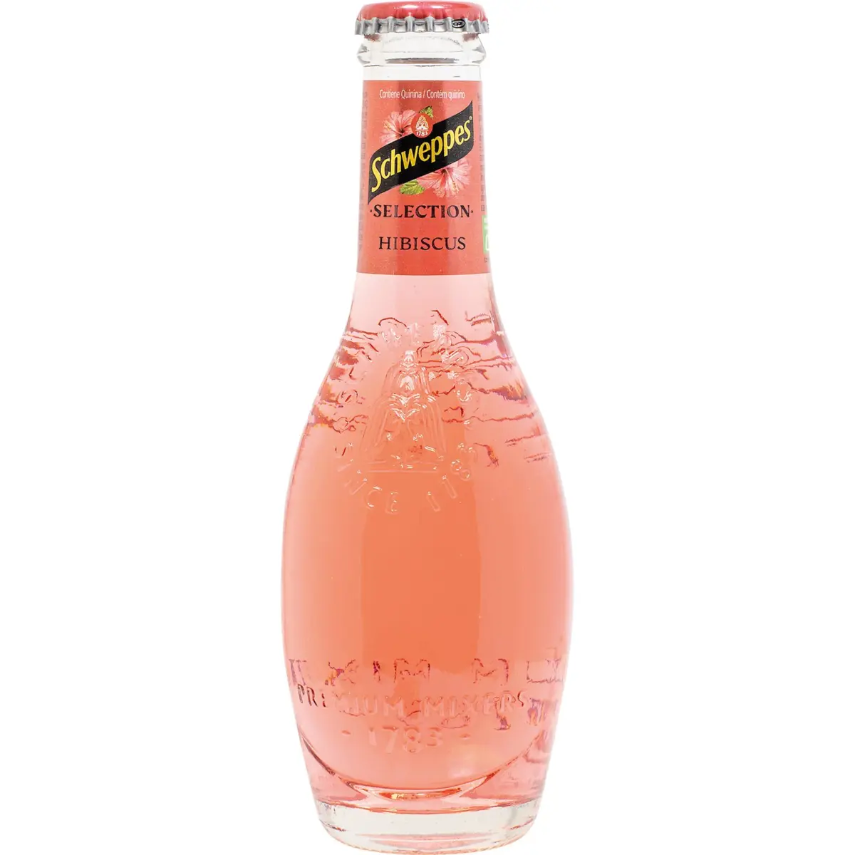 Tonic Hibiscus en bouteille en verre Schweppes