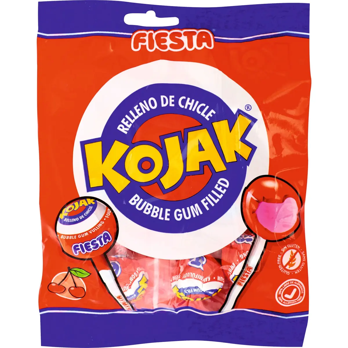 Sucette fourrée au chewing-gum Kojak