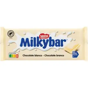 Weiße Schokolade Milkybar