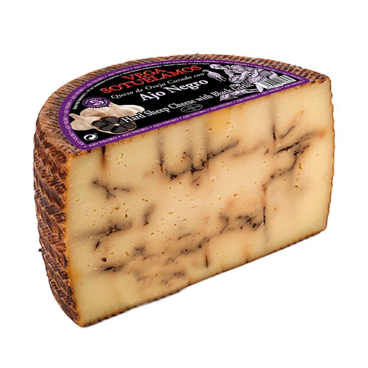 Sheep’s cheese with black garlic made from pasteurized milk V.sotuelamos