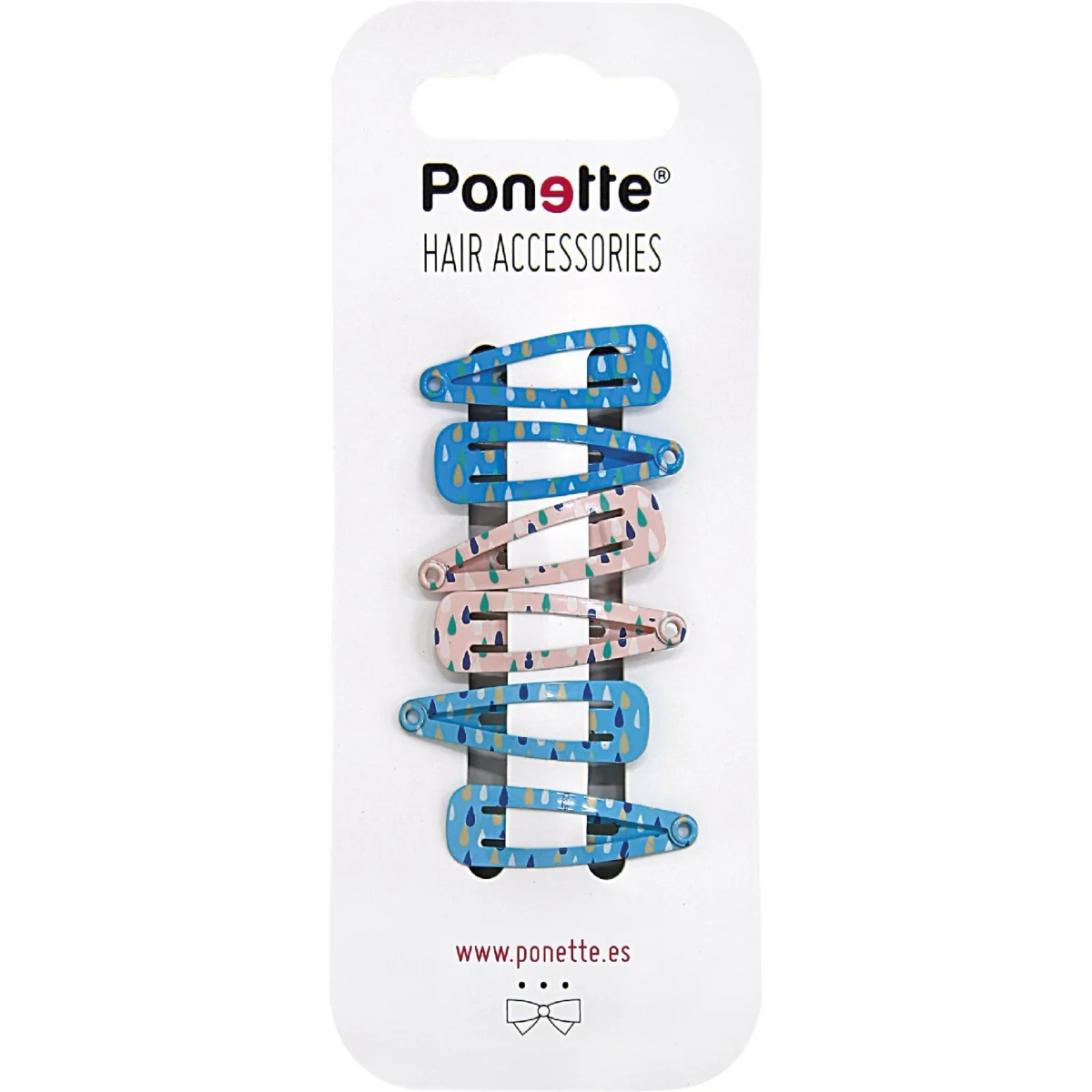 Маленькие крабики для волос, 6 шт. Ponette