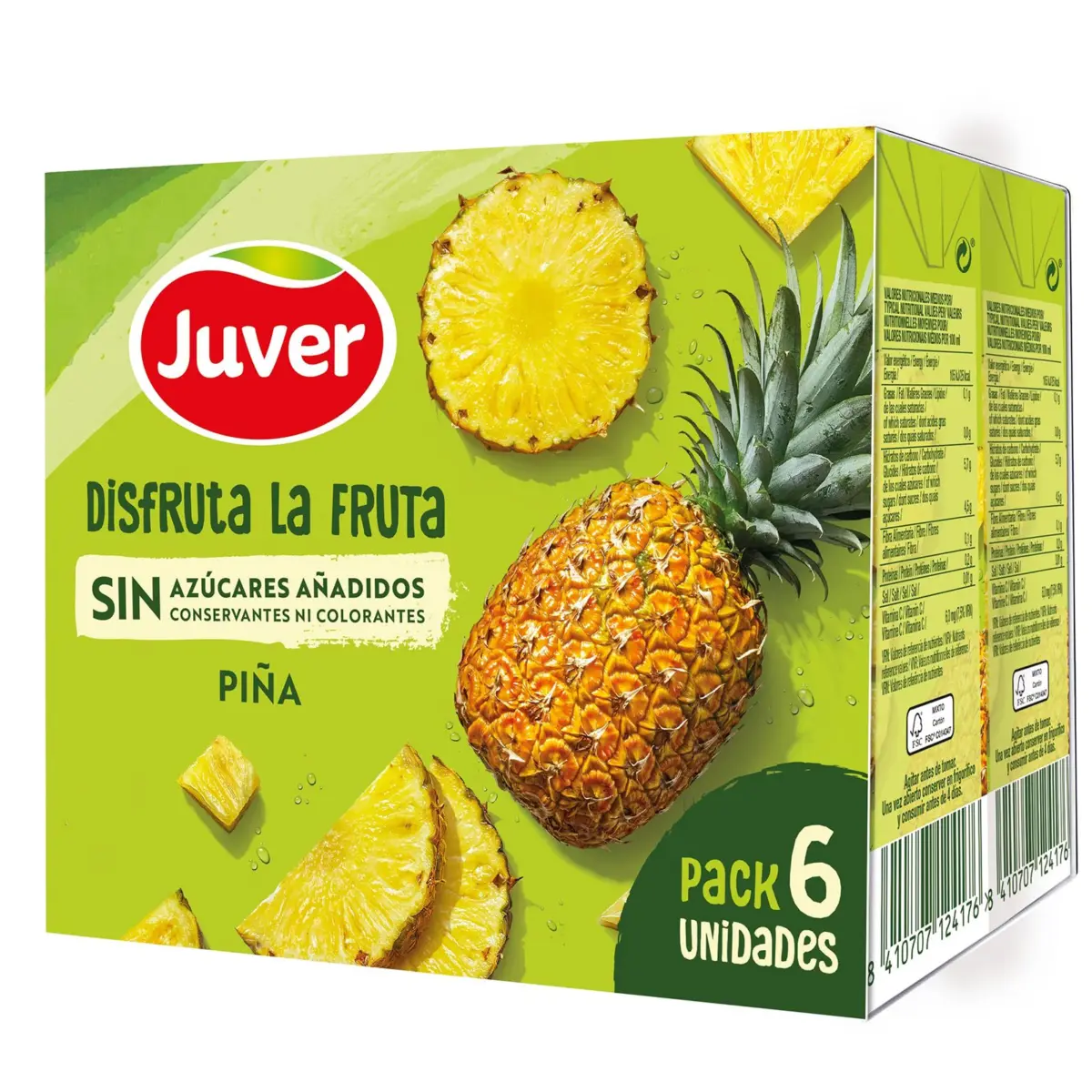 Nèctar de pinya sense sucre afegit, bric Juver