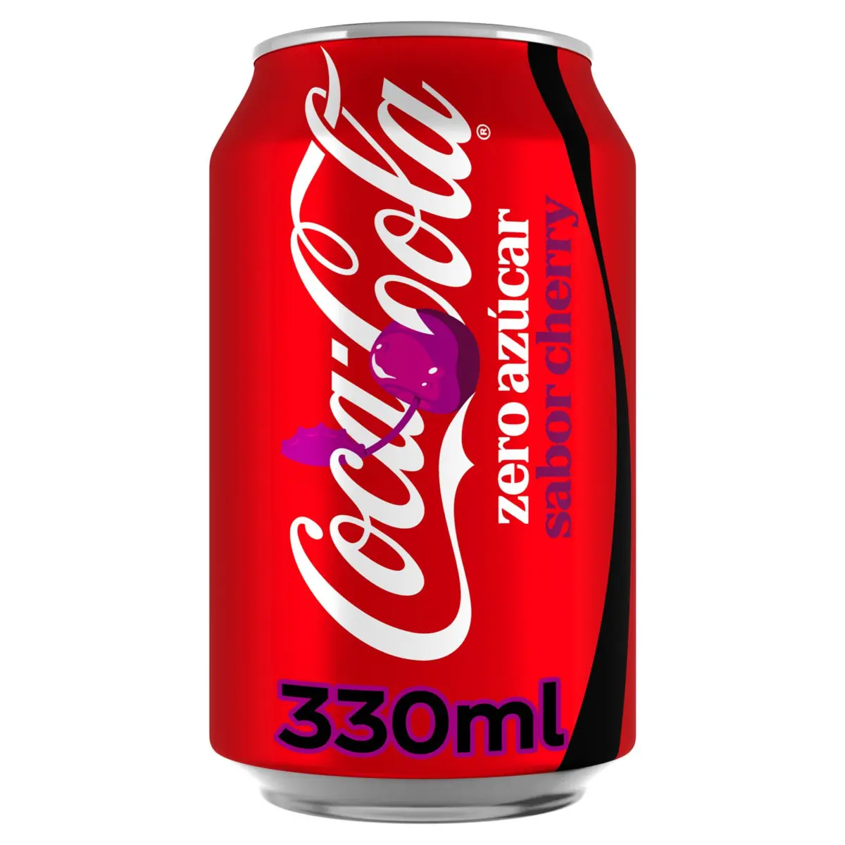 Cola Zero Cherry Soft Drink Can Coca-Cola