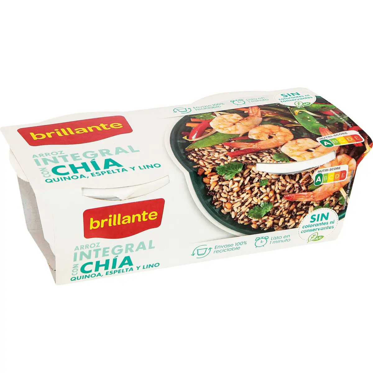 Arròs integral amb xia i quinoa Brillante
